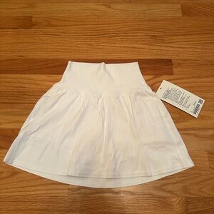 Lululemon White Tennis Skirt